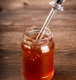 Glass Jar Honey 1kg